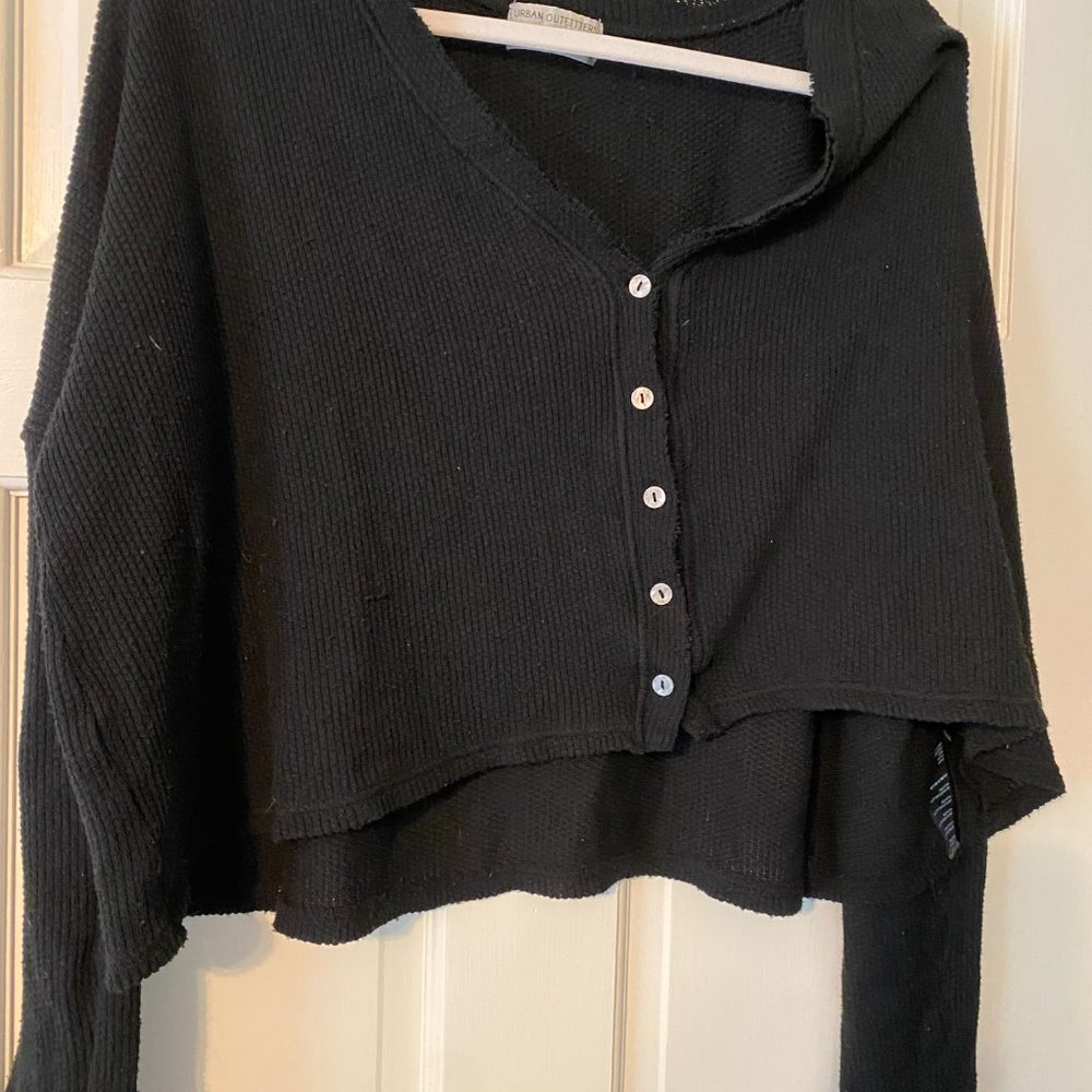 Black Urban Outfitters Knit Cardigan